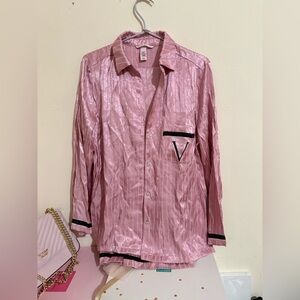Victoria's Secret Pink Satin women’s pajama